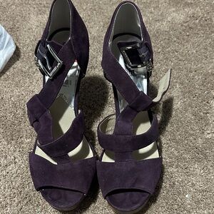 MK Purple Women's Heels